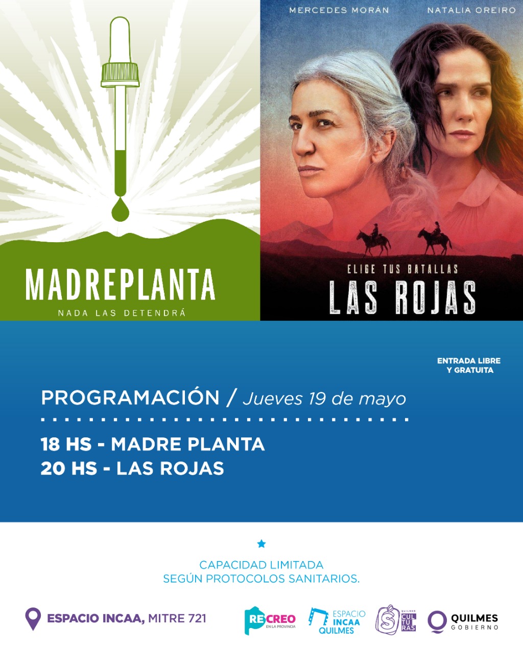 EL ESPACIO INCAA PRESENTA ESTE JUEVES EL ESTRENO DEL FILM “LAS ROJAS"