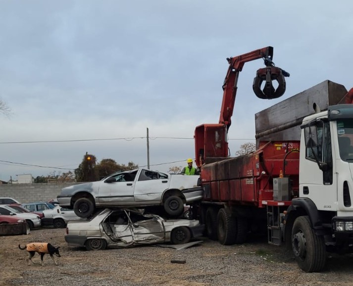 COMENZÓ LA 5ª ETAPA DE COMPACTACIÓN DE VEHÍCULOS CON FINES SOLIDARIOS