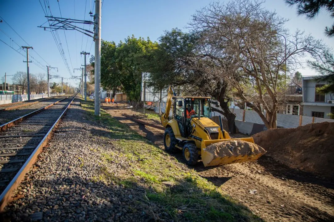 AVANZAN LAS OBRAS DE LA NUEVA ESTACIÓN EN QUILMES SUR DEL FERROCARRIL ROCA