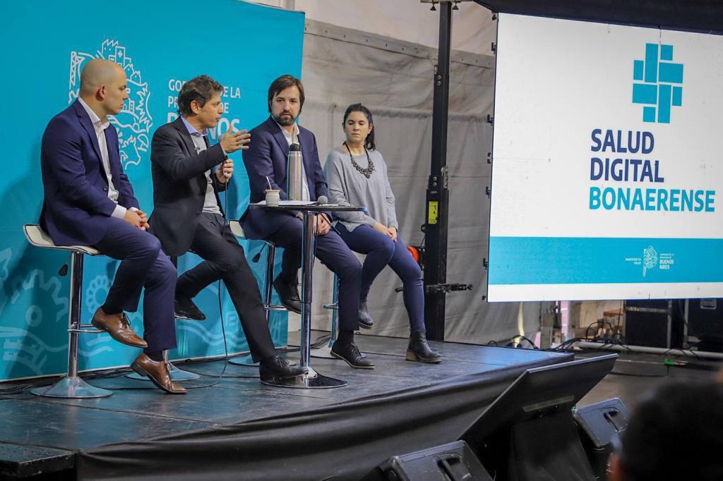 MAYRA Y KICILLOF EN LA PRESENTACIÓN DEL PROGRAMA SALUD DIGITAL BONAERENSE