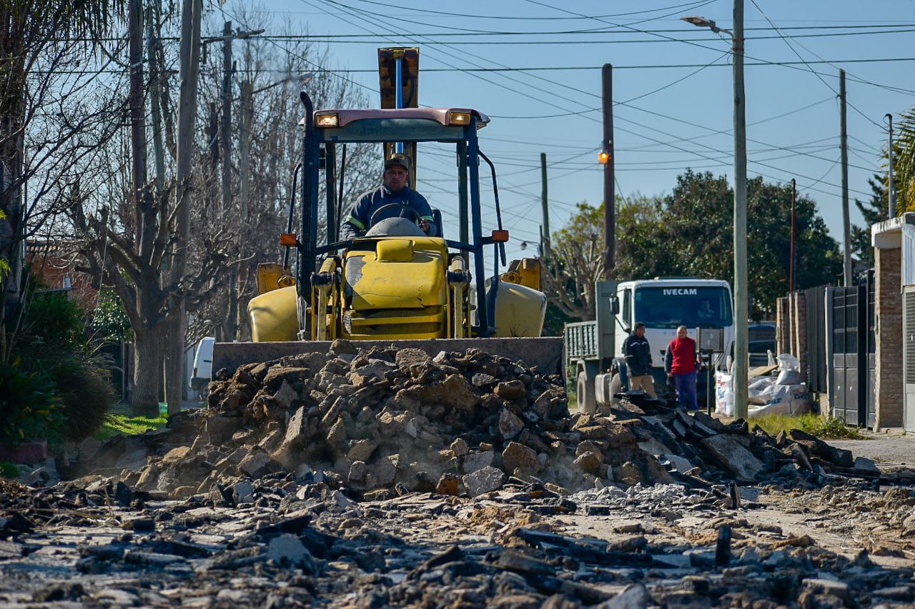 AVANZA LA OBRA DE PAVIMENTACIÓN DE 12 CUADRAS