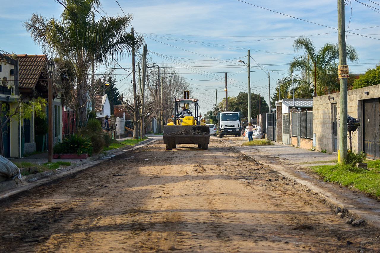 AVANZA LA OBRA DE PAVIMENTACIÓN DE 12 CUADRAS