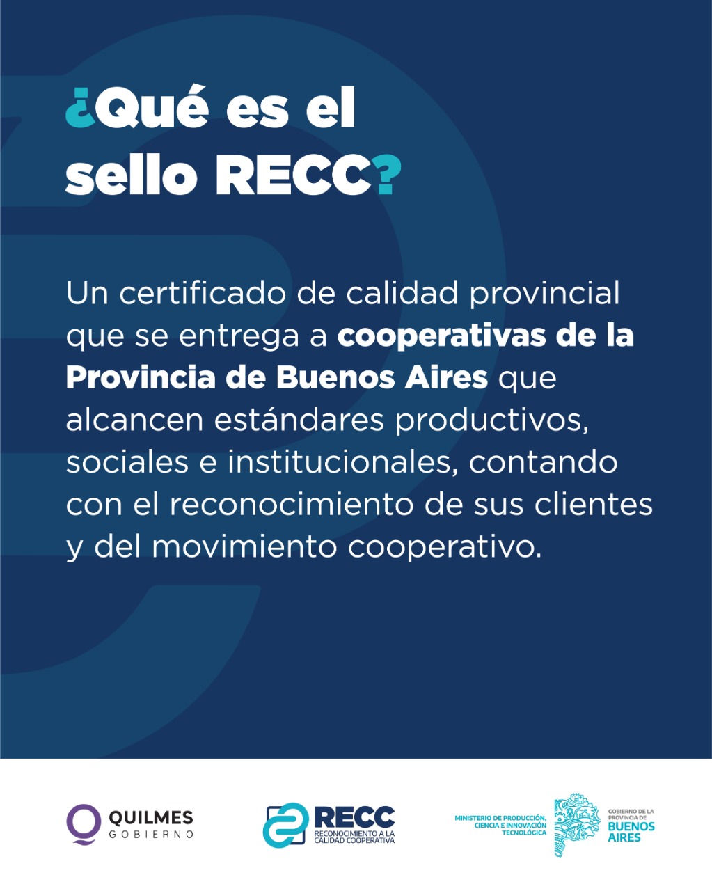 ASESORAN PARA INSCRIBIRSE EN EL RECONOCIMIENTO A LA CALIDAD COOPERATIVA