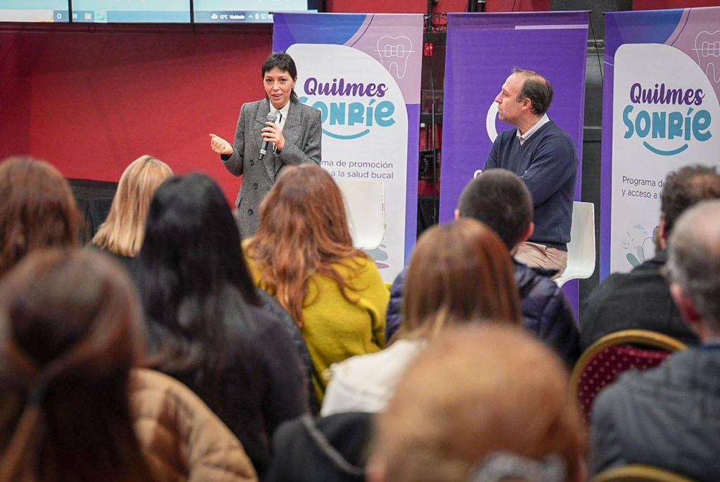 MAYRA PRESENTÓ EL PROGRAMA DE SALUD BUCAL “QUILMES SONRÍE”