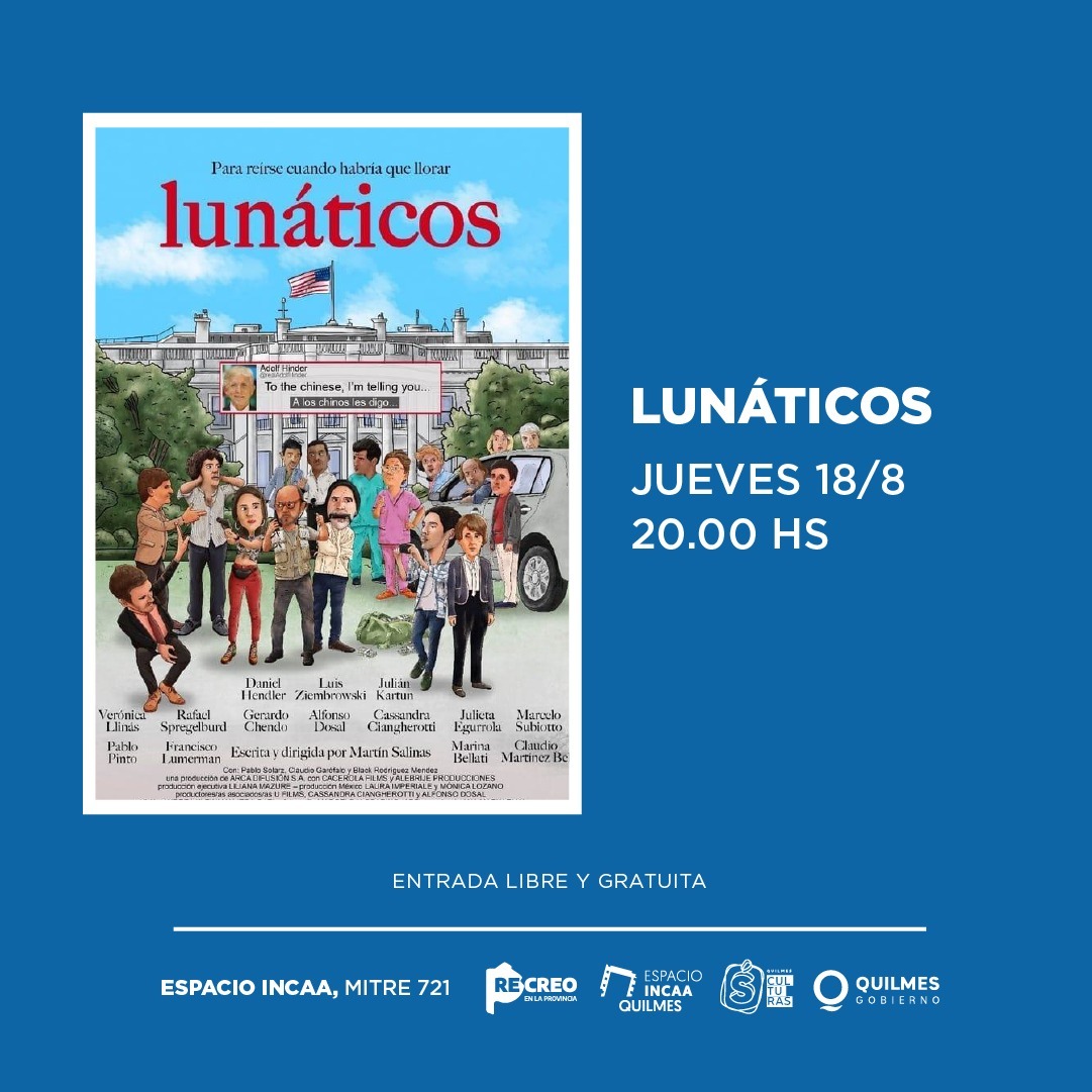 CINE  PARA LAS Y LOS MÁS PEQUEÑOS EN EL ESPACIO INCAA QUILMES