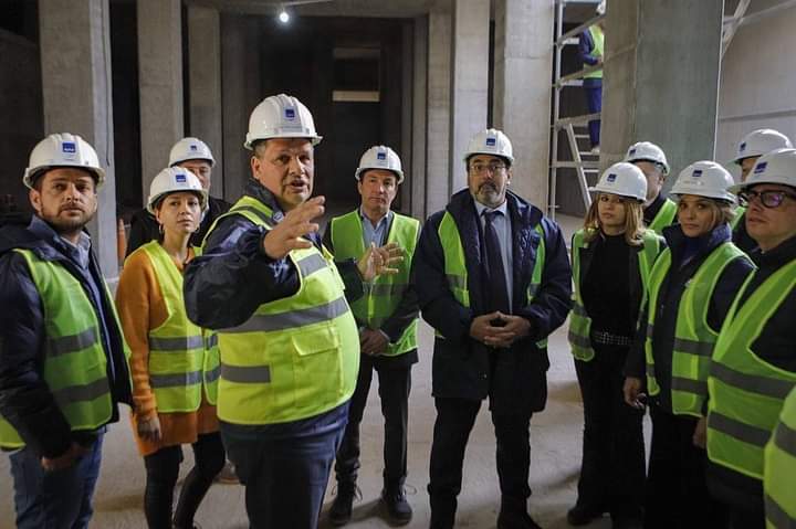 RECORRIDA POR LA MEGAOBRA DEL “SISTEMA AGUA SUR” DE AYSA