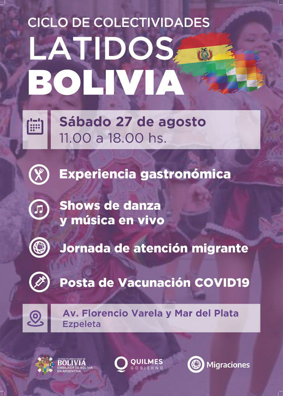 EL CICLO “LATIDOS” BOLIVIA SE DESARROLLARÁ EN EZPELETA
