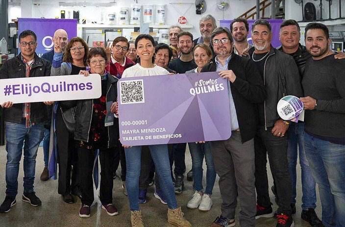 MAYRA PRESENTÓ LA TARJETA DE BENEFICIOS “SOMOS QUILMES”