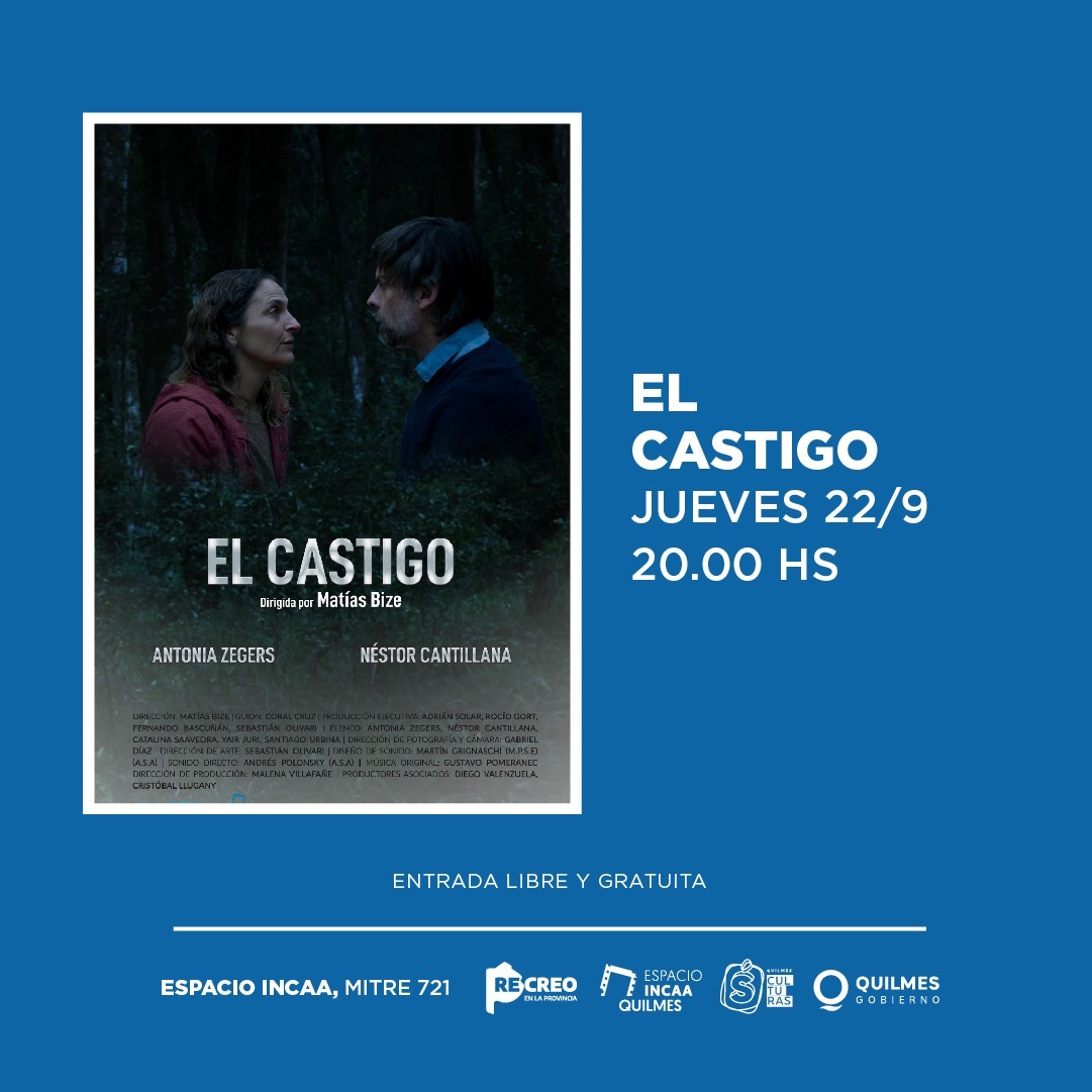 ARRANCA UNA NUEVA SEMANA DE ESTRENOS EN EL ESPACIO INCAA QUILMES