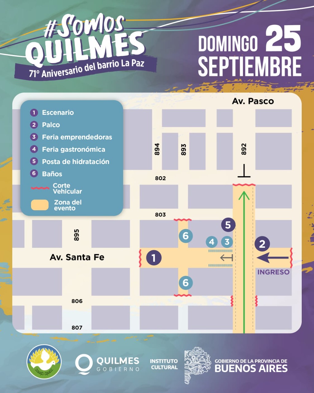 SE VIENEN LOS FESTEJOS POR EL 71º ANIVERSARIO DEL BARRIO LA PAZ 