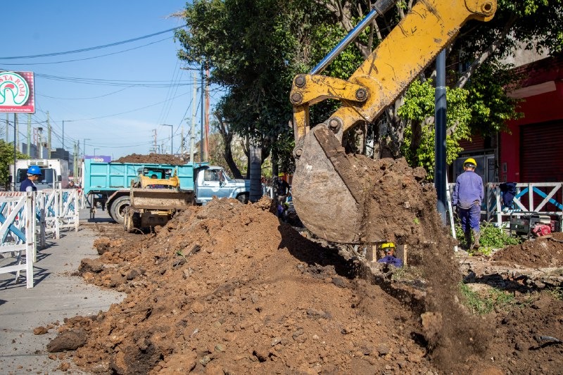 AVANZA LA OBRA DE RENOVACIÓN DE LA RED SECUNDARIA CLOACAL LAS PIEDRAS SUR