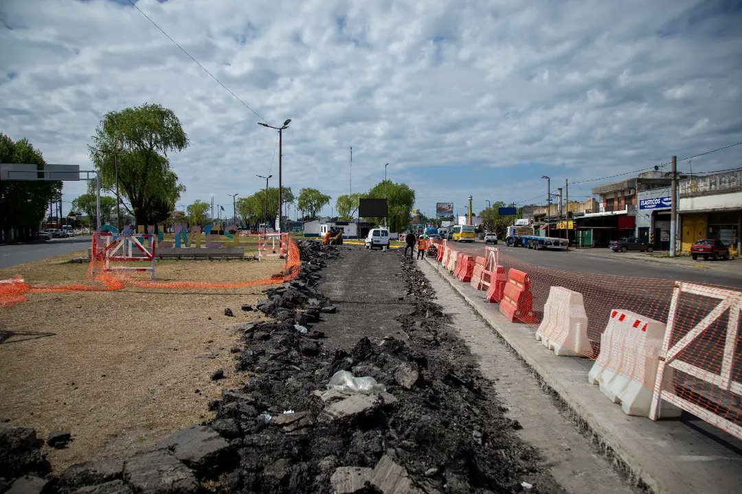 CONTINÚAN LAS OBRAS SOBRE LA NUEVA TRAZA DEL ACCESO SUDESTE
