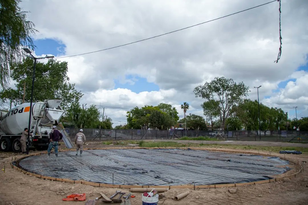 CONTINÚA A BUEN RITMO LA CONSTRUCCIÓN DE LA CIUDAD DE LOS DEPORTES 