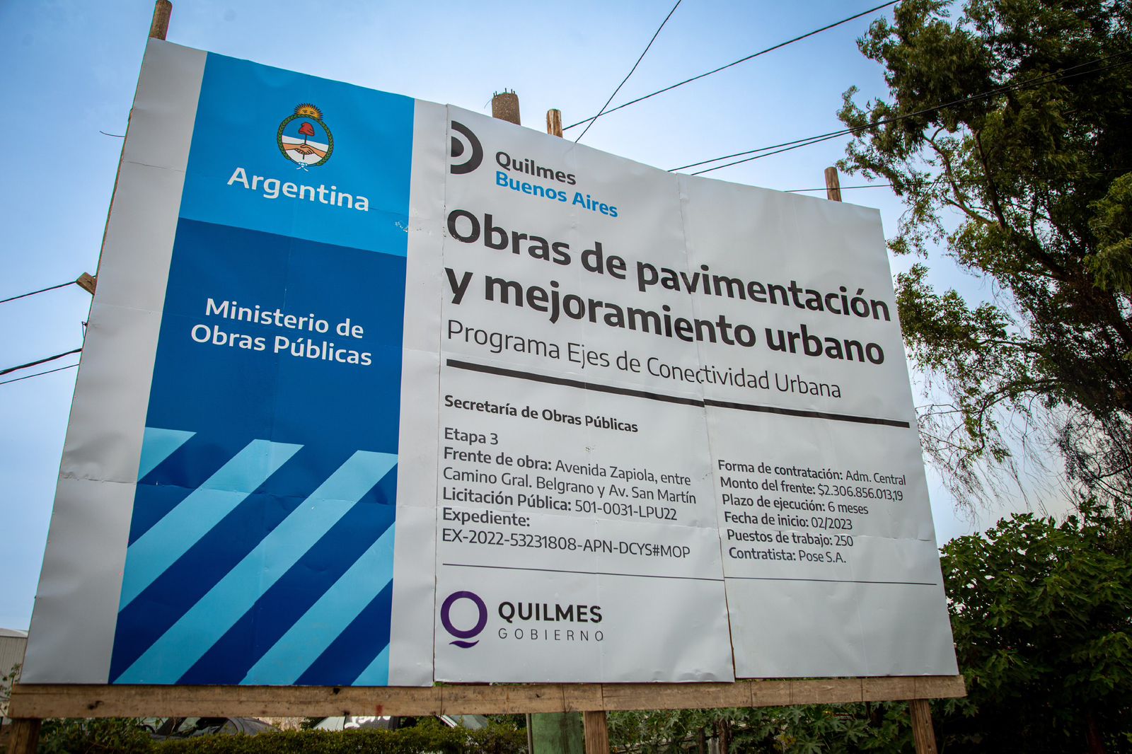 EL MUNICIPIO INICIÓ LA OBRA DE REPAVIMENTACIÓN DE LA AVENIDA ZAPIOLA 