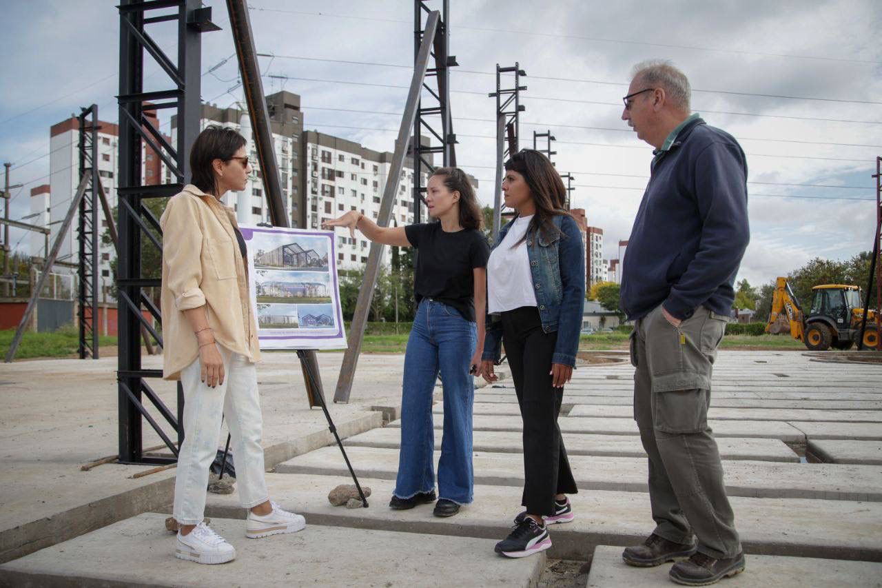 MAYRA SUPERVISÓ EL AVANCE DE OBRA DEL NUEVO VIVERO MUNICIPAL EN DON BOSCO
