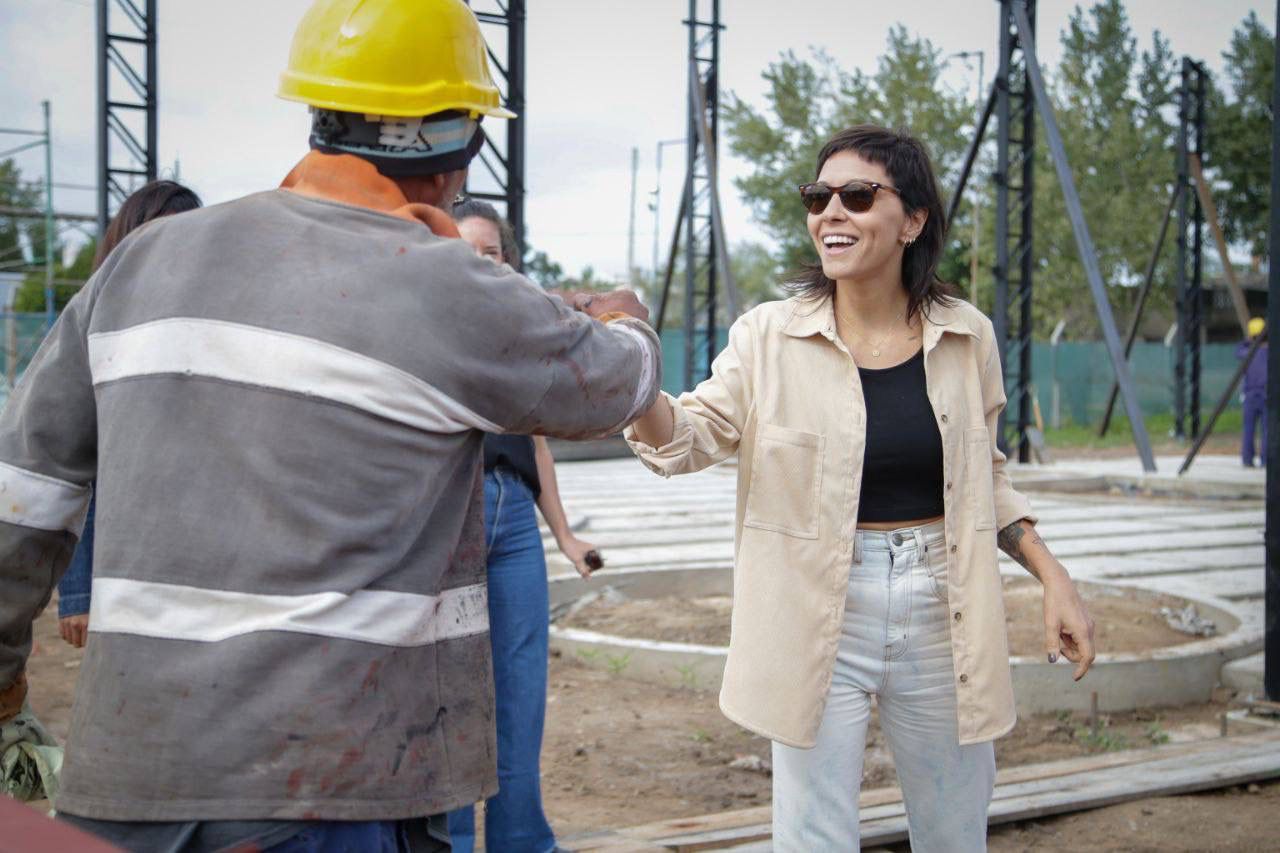 MAYRA SUPERVISÓ EL AVANCE DE OBRA DEL NUEVO VIVERO MUNICIPAL EN DON BOSCO