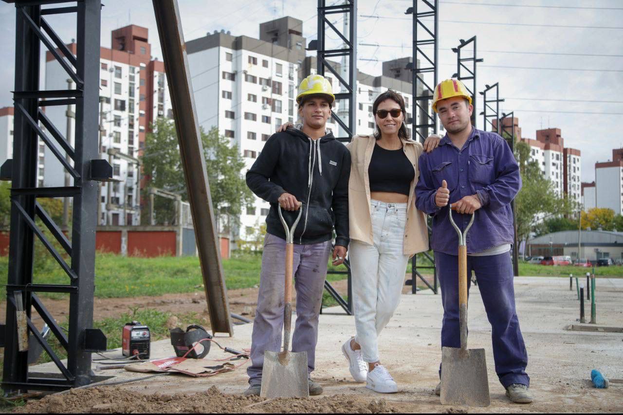 MAYRA SUPERVISÓ EL AVANCE DE OBRA DEL NUEVO VIVERO MUNICIPAL EN DON BOSCO