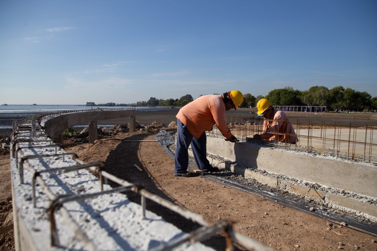EL MUNICIPIO SIGUE ADELANTE CON LA OBRA DEL PARQUE DE LA RIBERA DE QUILMES