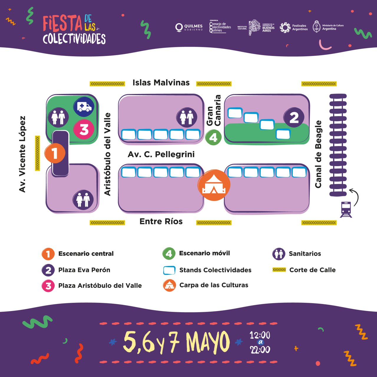 SE VIENEN 3 DÍAS DE FIESTA DE LAS COLECTIVIDADES DE QUILMES
