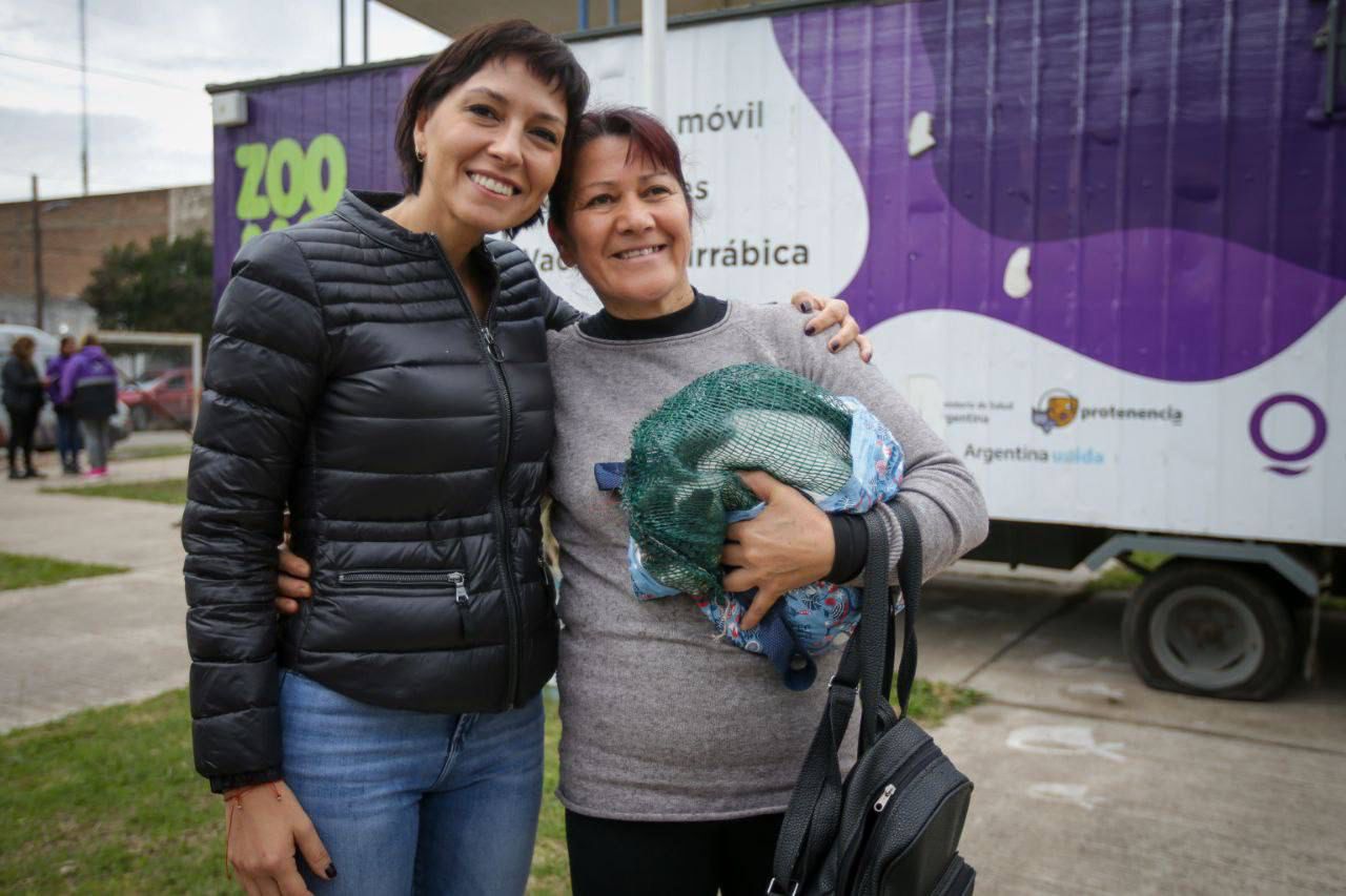 MAYRA RECORRIÓ LA JORNADA DE CASTRACIONES QUE REALIZÓ ZOONOSIS