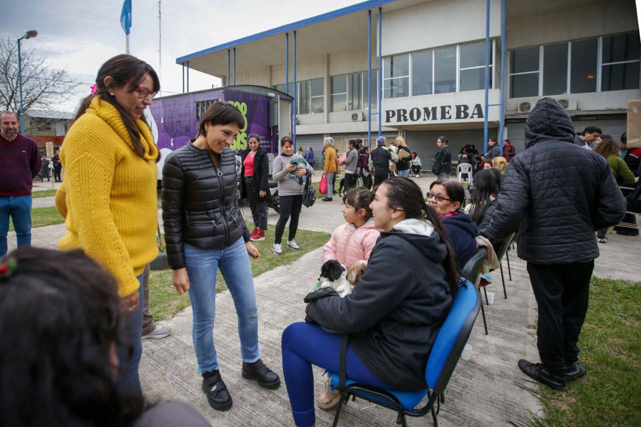 MAYRA RECORRIÓ LA JORNADA DE CASTRACIONES QUE REALIZÓ ZOONOSIS