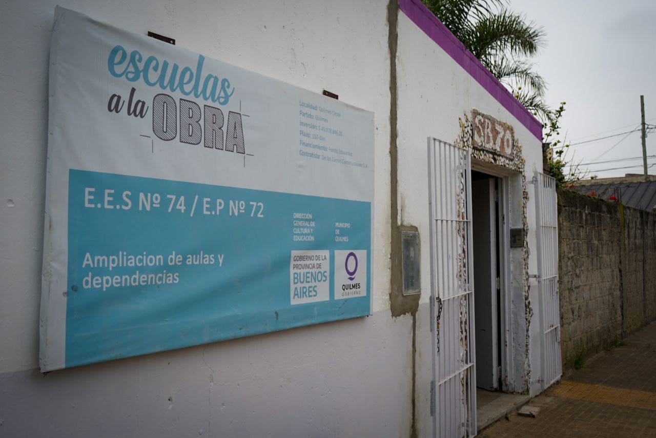  AVANZAN LAS OBRAS DE AMPLIACIÓN DE AULAS Y DEPENDENCIAS EN ES Nº 74 