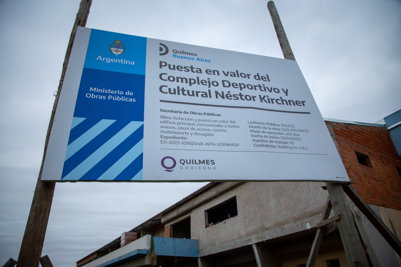 EL MUNICIPIO SIGUE CON LA PUESTA EN VALOR DEL MICROESTADIO NÉSTOR KIRCHNER