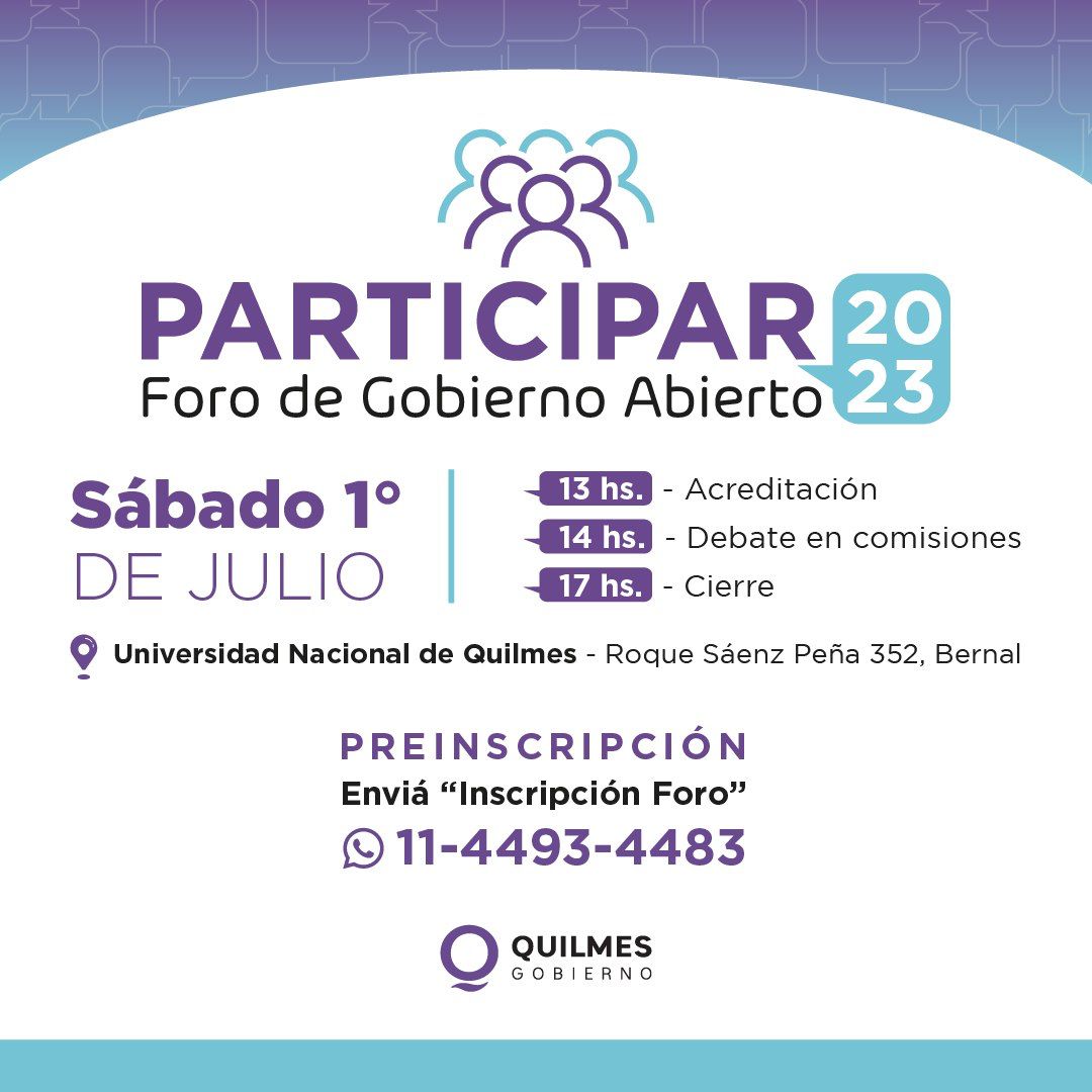 SE VIENE EL FORO DE GOBIERNO ABIERTO DE LA GESTIÓN DE MAYRA MENDOZA 