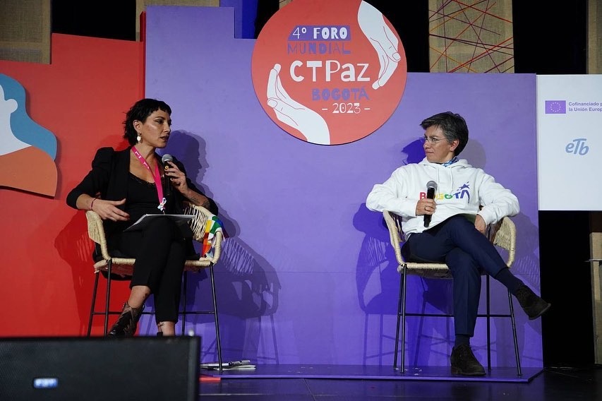 MAYRA EXPUSO EN EL 4º FORO MUNDIAL DE CIUDADES Y TERRITORIOS DE PAZ