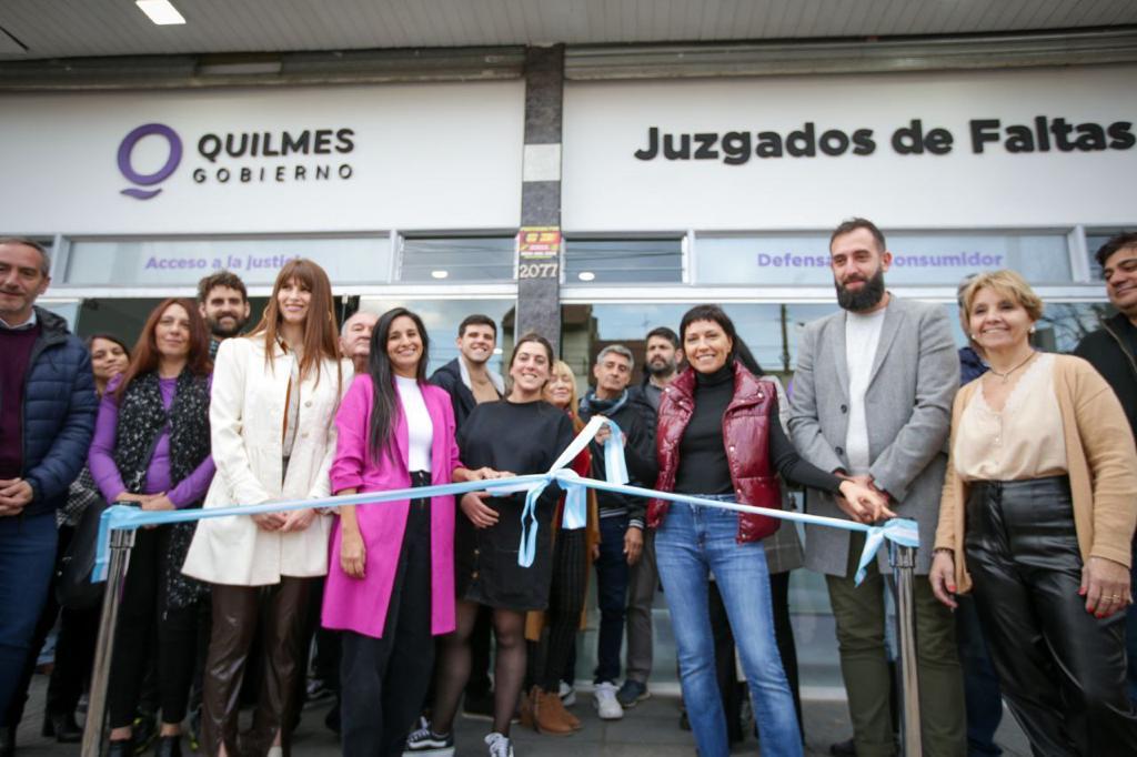 MAYRA INAUGURÓ UNA OFICINA DE LOS JUZGADOS DE FALTAS Nº 3 Y Nº 4 EN SOLANO