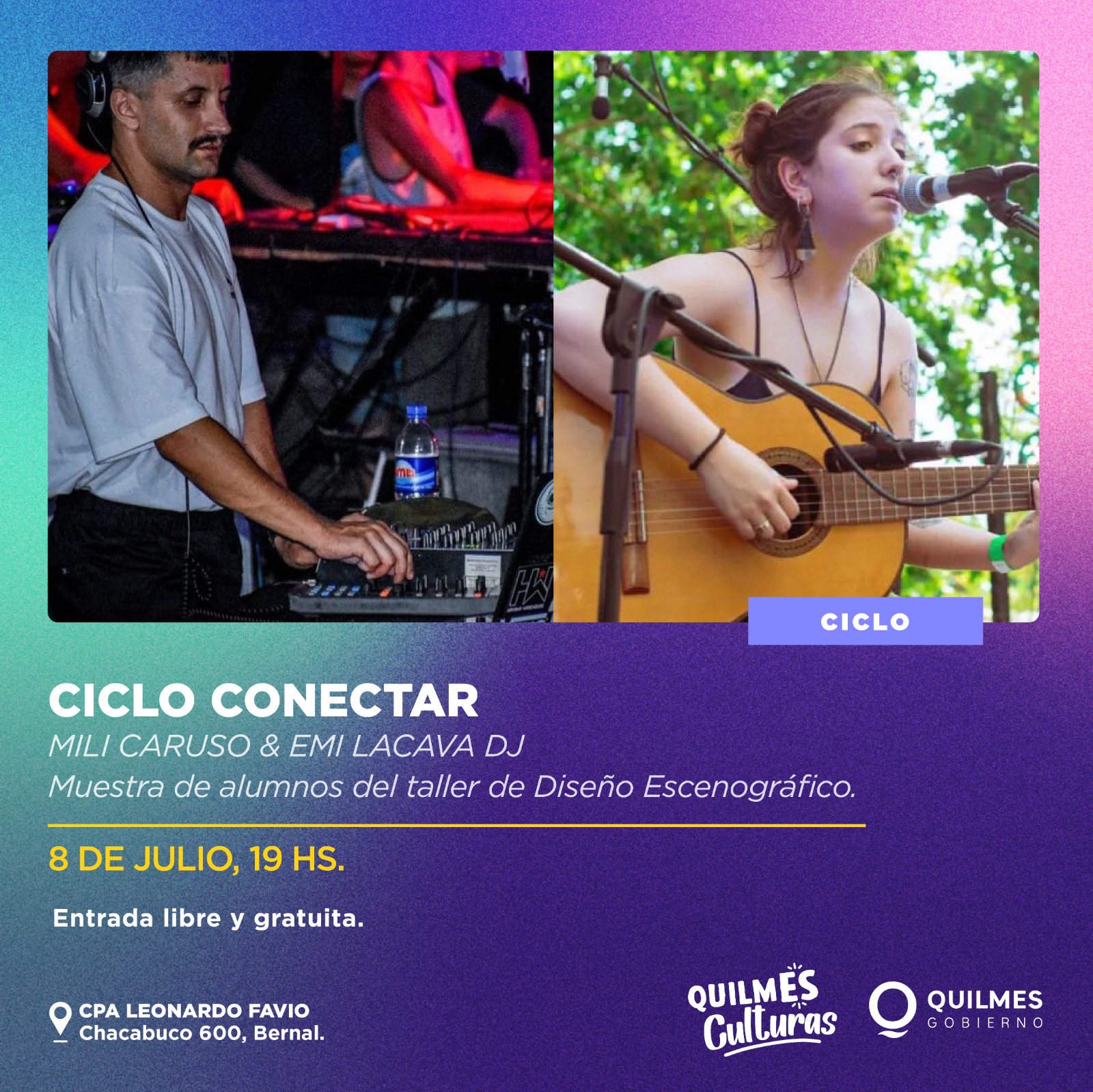 ACTIVIDADES Y ESPECTÁCULOS DE ESTA SEMANA EN QUILMES