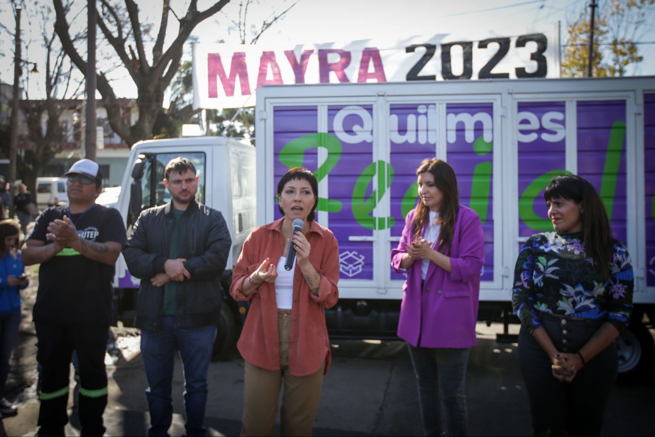 MAYRA,GRABOIS Y VILAR INAUGURARON EL PRIMER  LOCAL DE RECICLADO EN QUILMES