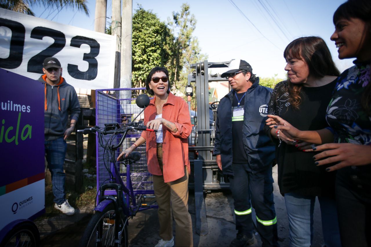 MAYRA,GRABOIS Y VILAR INAUGURARON EL PRIMER  LOCAL DE RECICLADO EN QUILMES