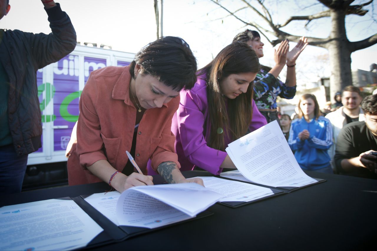 MAYRA,GRABOIS Y VILAR INAUGURARON EL PRIMER  LOCAL DE RECICLADO EN QUILMES