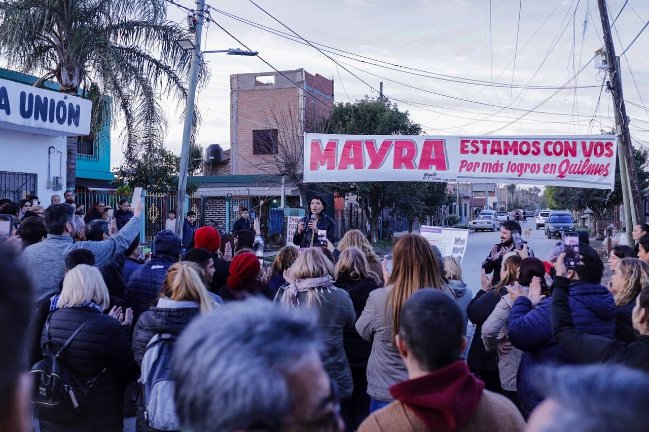  MAYRA INAUGURÓ NUEVOS PAVIMENTOS EN EL BARRIO LA UNIÓN