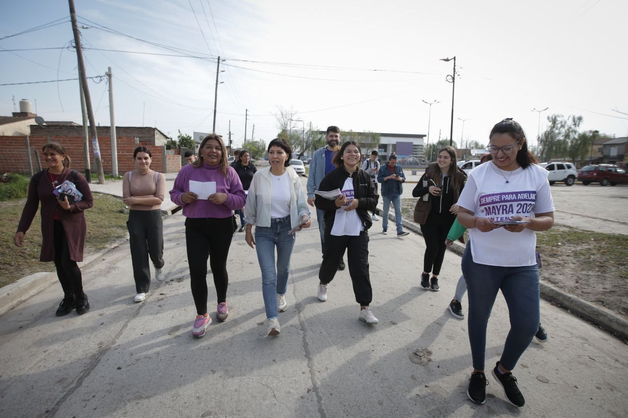 MAYRA EN LA MATERA: "VAMOS A SEGUIR TRANSFORMANDO CADA BARRIO”
