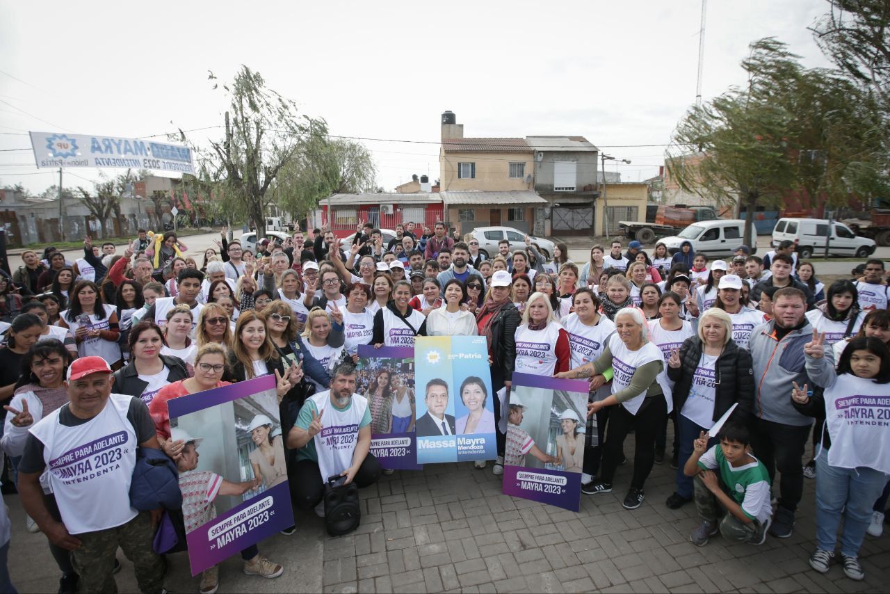 MAYRA EN LA MATERA: "VAMOS A SEGUIR TRANSFORMANDO CADA BARRIO”