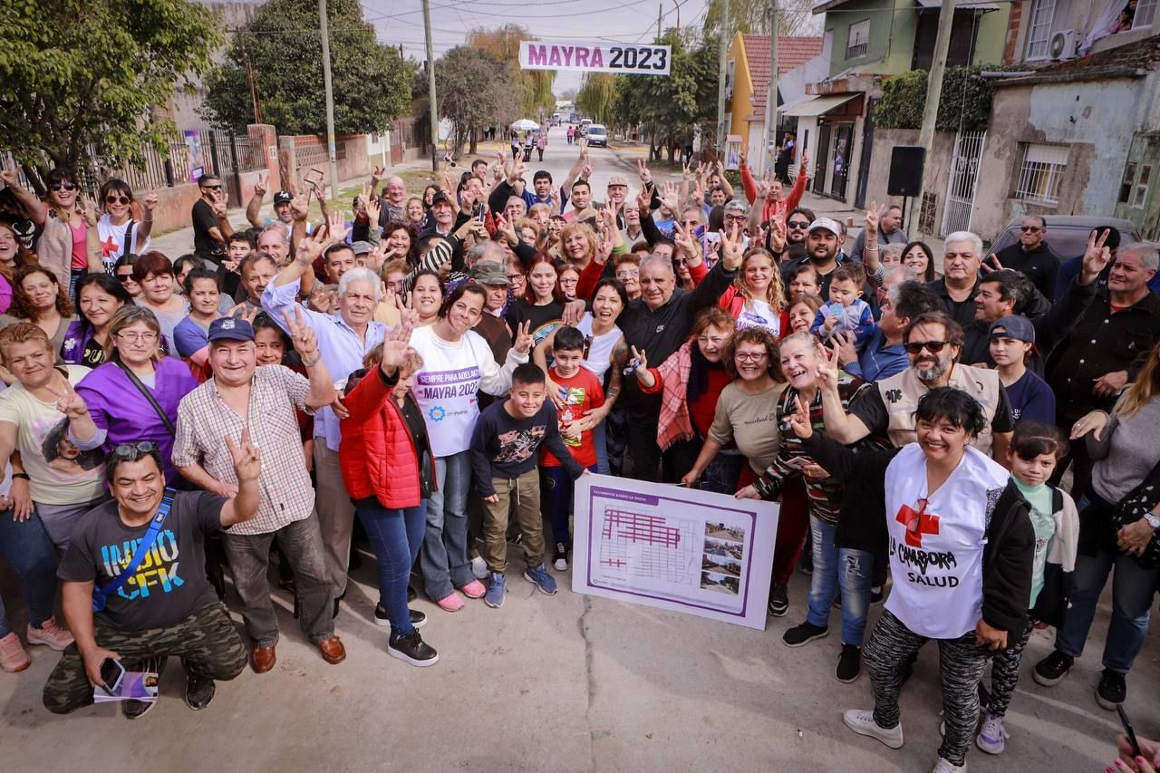 MAYRA RECORRIÓ OBRAS DE PAVIMENTOS EN SAN FRANCISCO SOLANO
