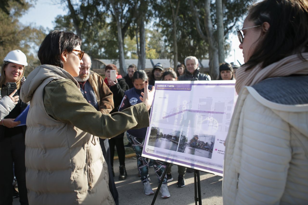MAYRA RECORRIÓ OBRAS E INSTITUCIONES EN LA RIBERA JUNTO A DECENAS DE VECINO