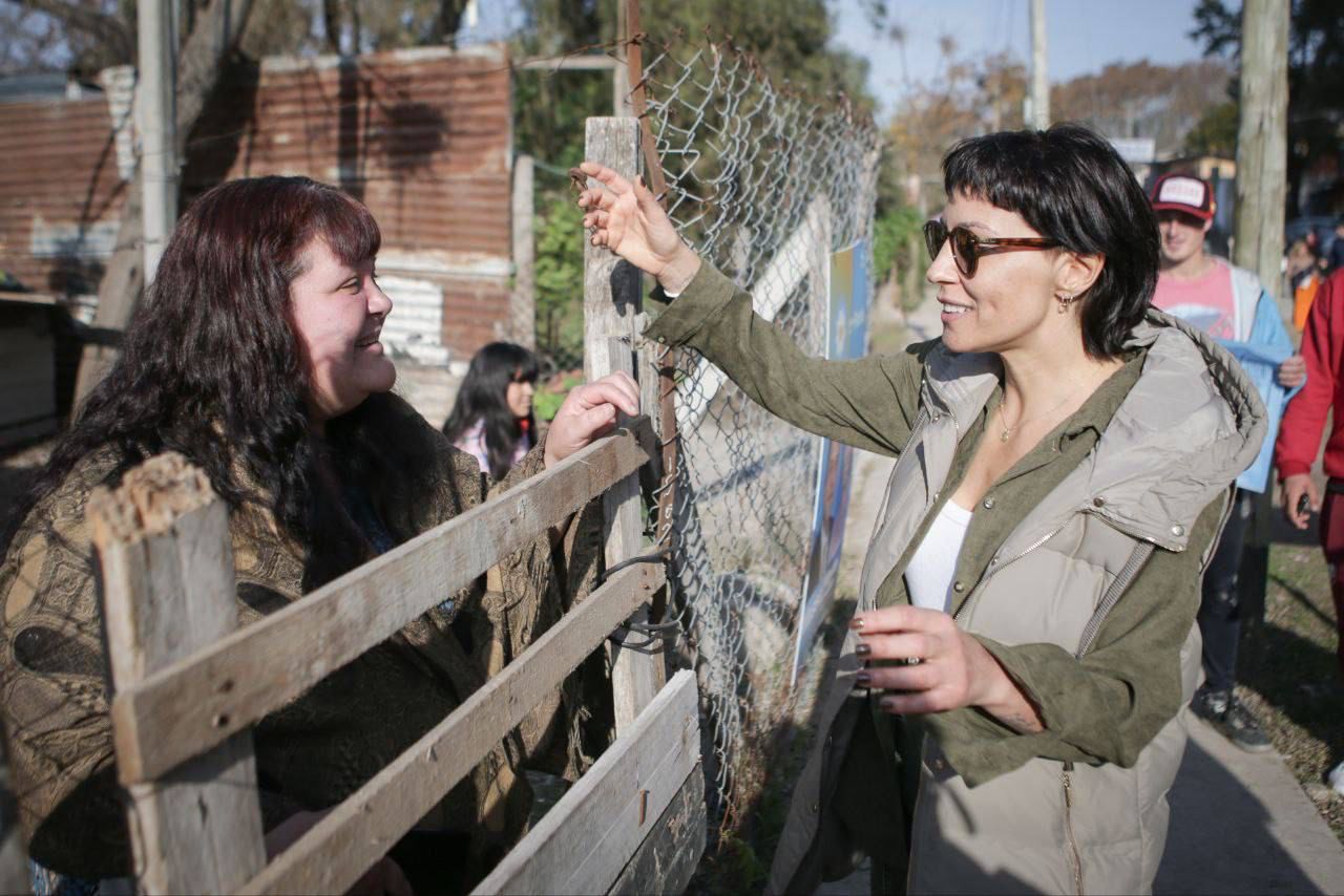 MAYRA RECORRIÓ OBRAS E INSTITUCIONES EN LA RIBERA JUNTO A DECENAS DE VECINO