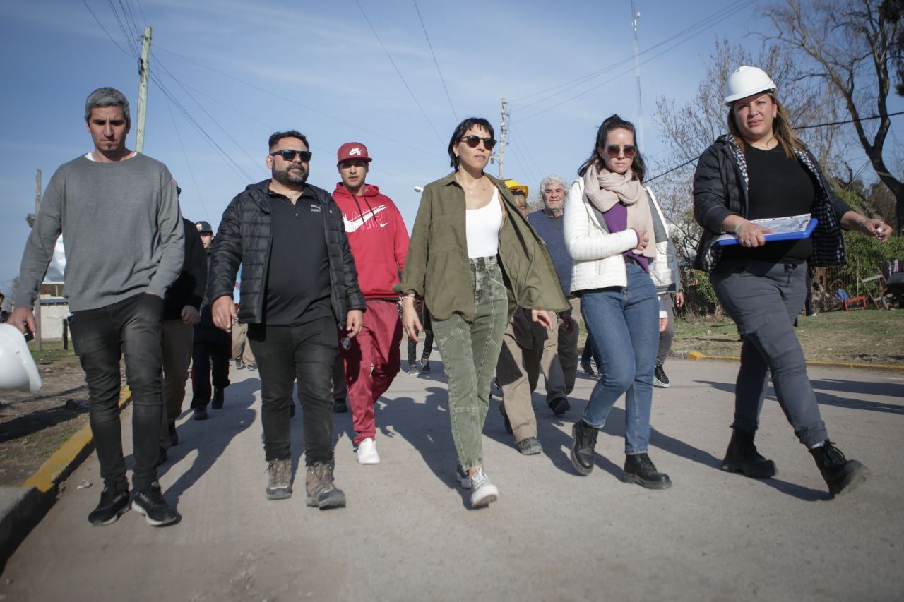 MAYRA RECORRIÓ OBRAS E INSTITUCIONES EN LA RIBERA JUNTO A DECENAS DE VECINO