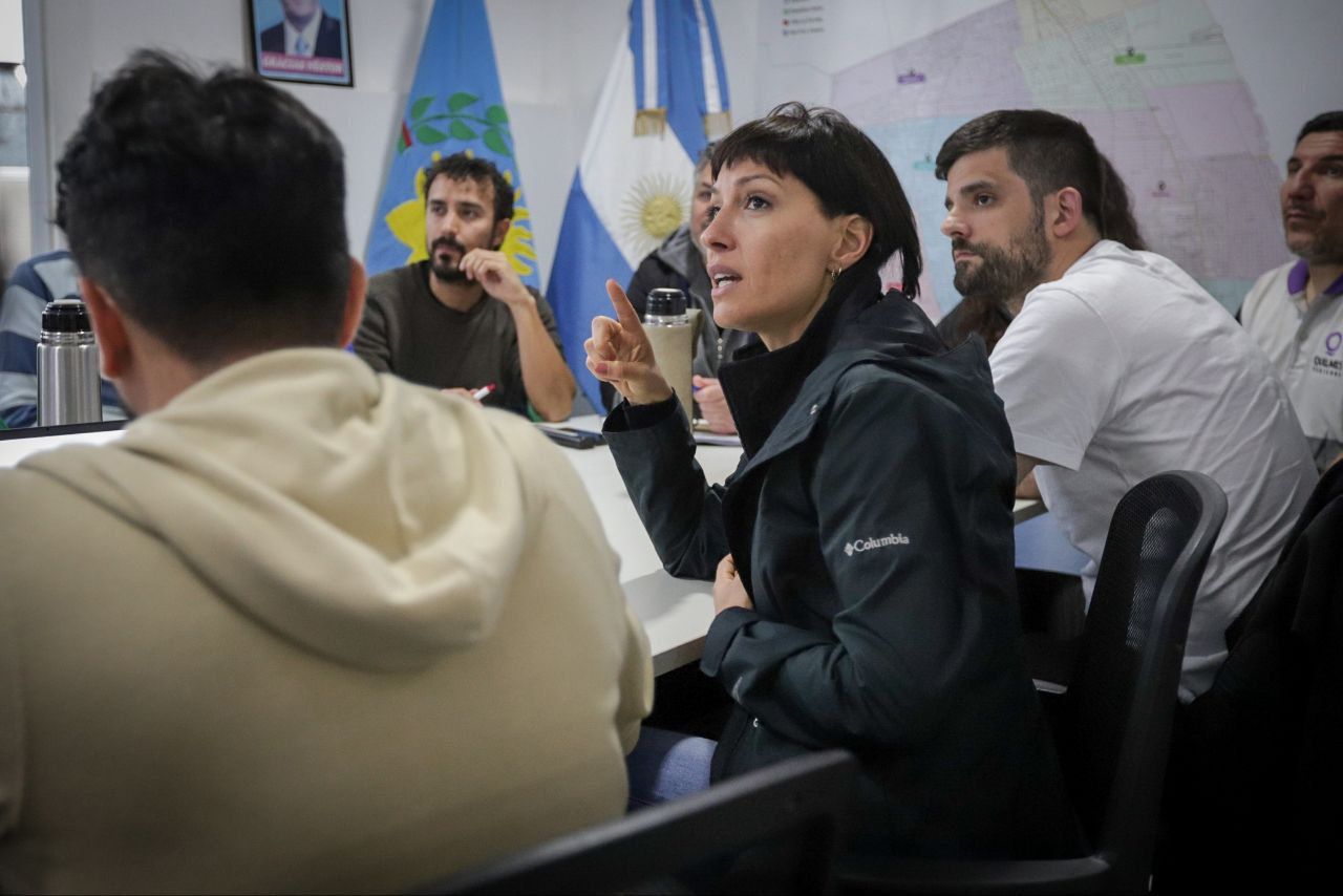 MAYRA ENCABEZÓ REUNIÓN DE COORDINACIÓN DE TAREAS POR EL FUERTE TEMPORAL