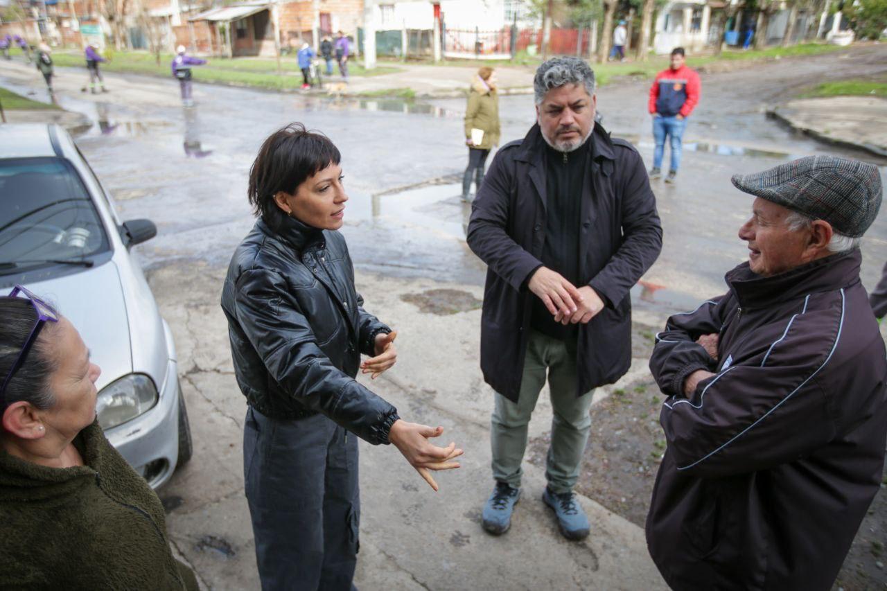 MAYRA SUPERVISÓ UNO DE LOS DISTINTOS OPERATIVOS DE LIMPIEZA QUE SE REALIZAN