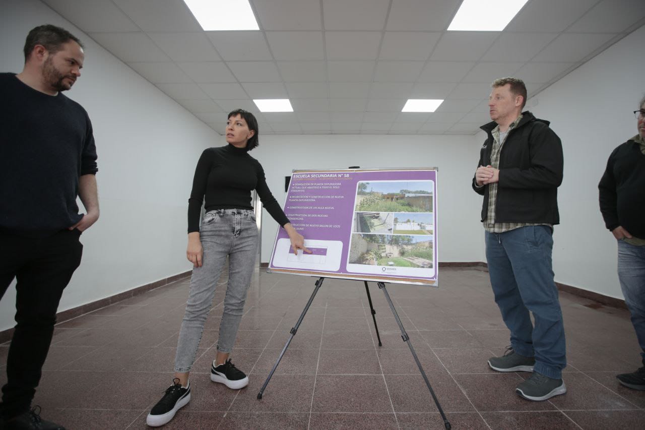MAYRA INAUGURÓ OBRAS DE INFRAESTRUCTURA ESCOLAR EN LA SECUNDARIA Nº 58