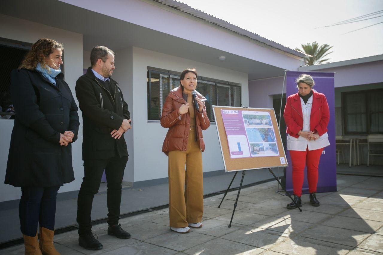 OBRAS EN LA SECUNDARIA Nº 2 Y EN LA ESCUELA ESPECIAL Nº 504