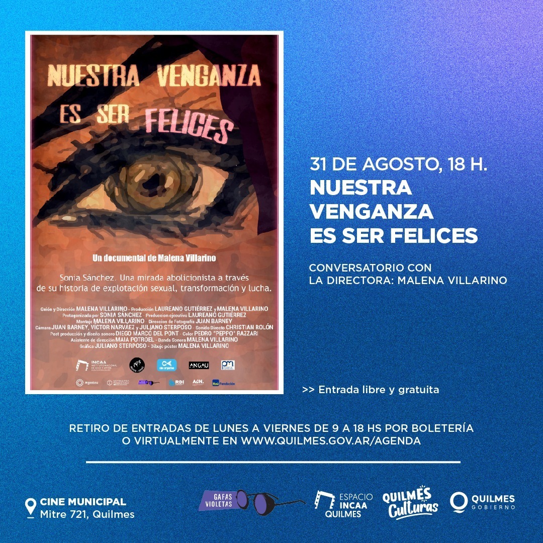 AGENDA DE ESPECTÁCULOS CULTURALES EN LOS DISTINTOS ESPACIOS QUILMEÑOS