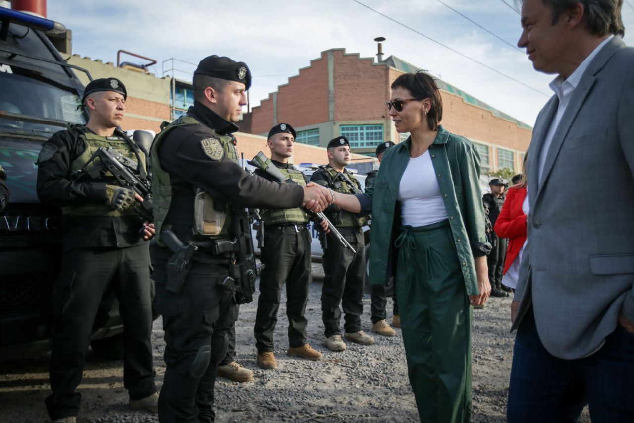 MAYRA SUPERVISÓ UN MEGAOPERATIVO DE SATURACIÓN POLICIAL 
