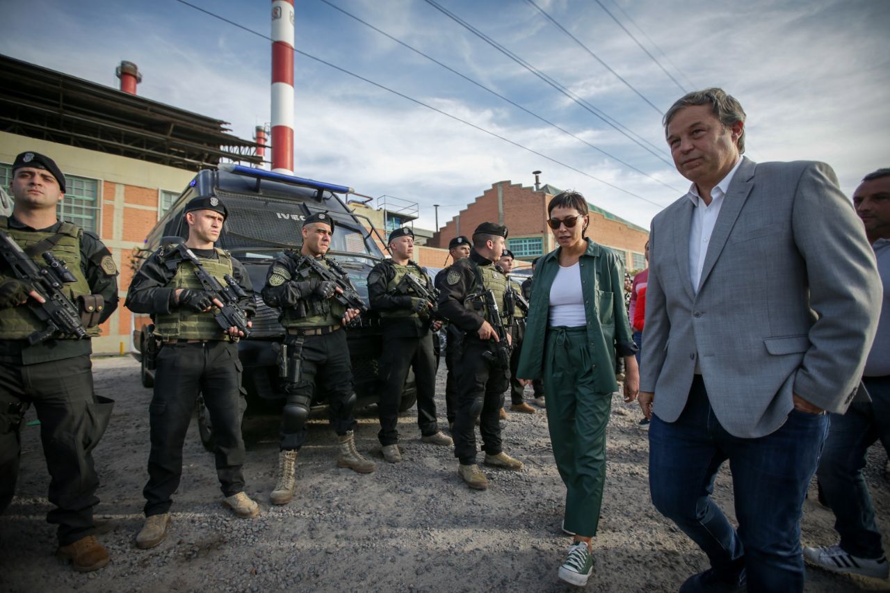 MAYRA SUPERVISÓ UN MEGAOPERATIVO DE SATURACIÓN POLICIAL 