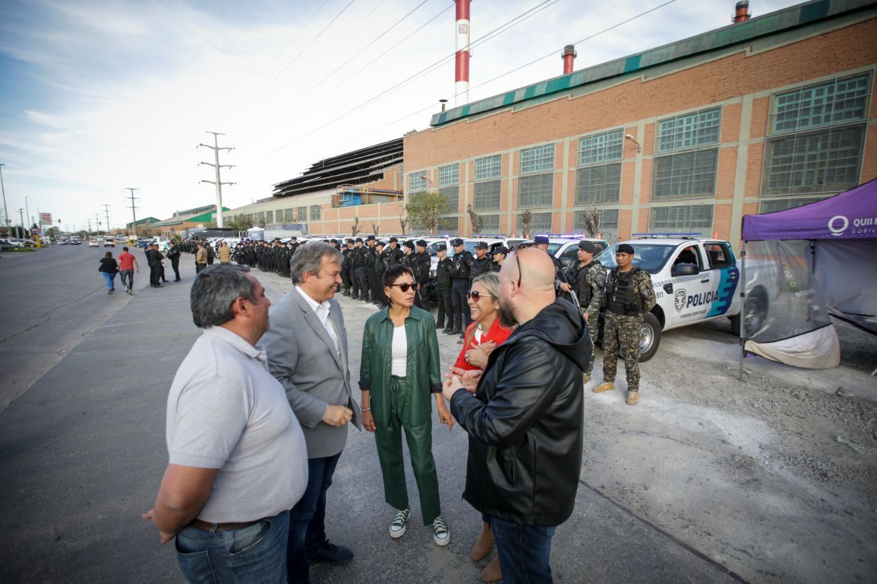 MAYRA SUPERVISÓ UN MEGAOPERATIVO DE SATURACIÓN POLICIAL 