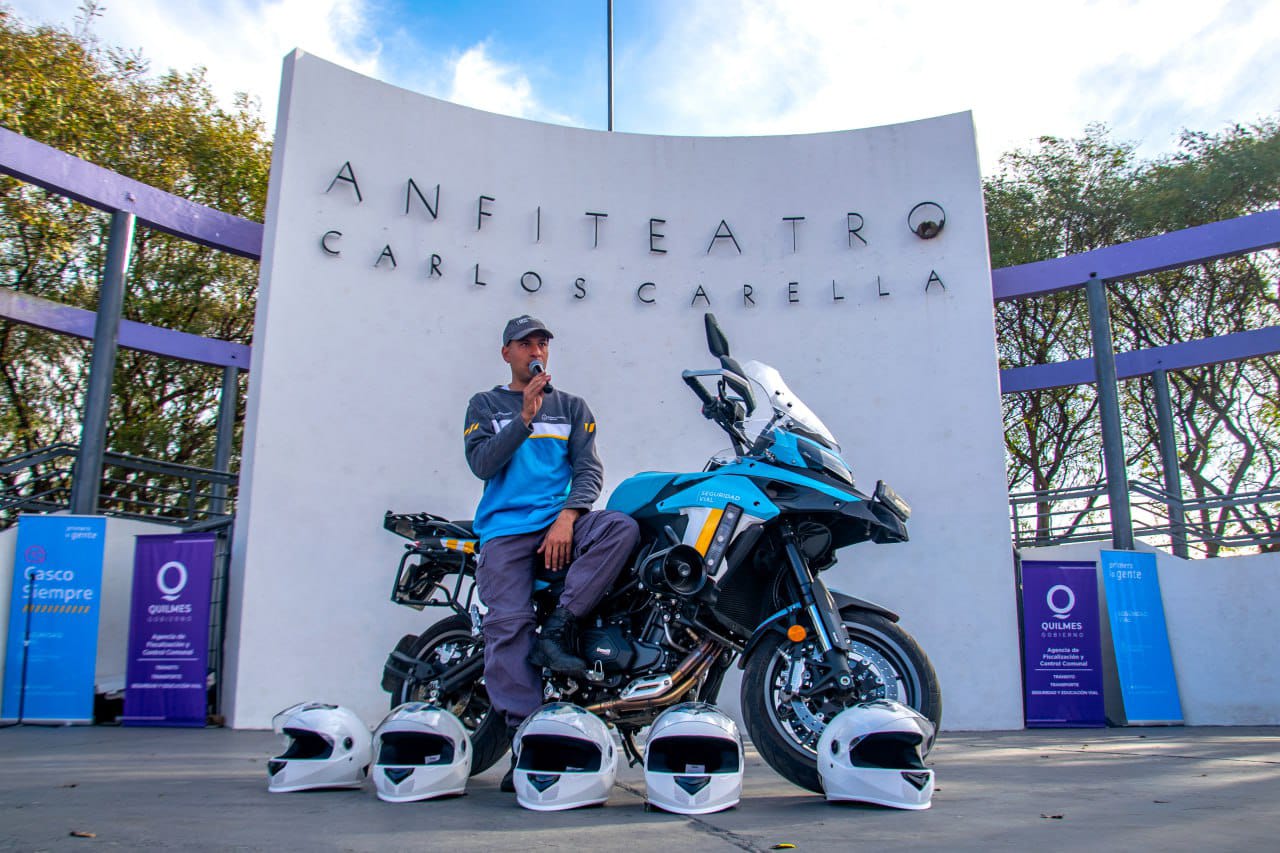 REALIZARON UNA CAPACITACIÓN PARA 400 MOTOCICLISTAS DE QUILMES 